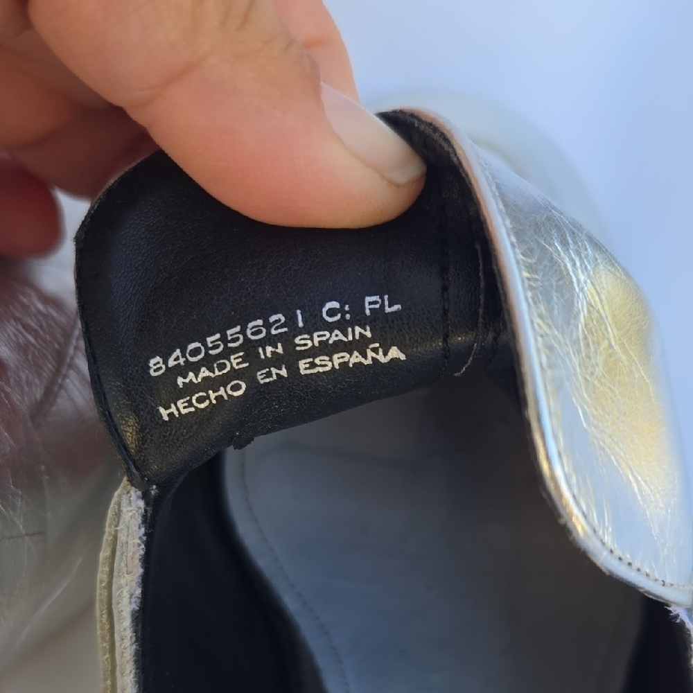 Mango Metallic Silver Mules - Picture 9 of 11